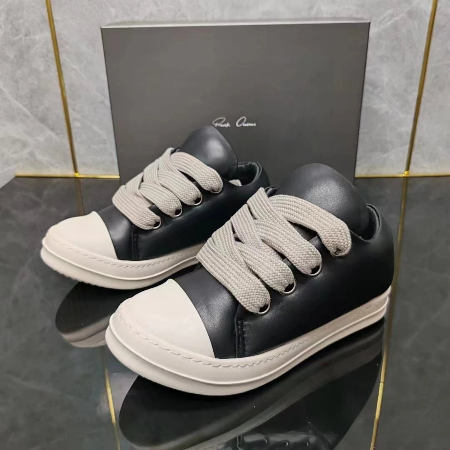Rick Owens Jumbo lace Padded Low