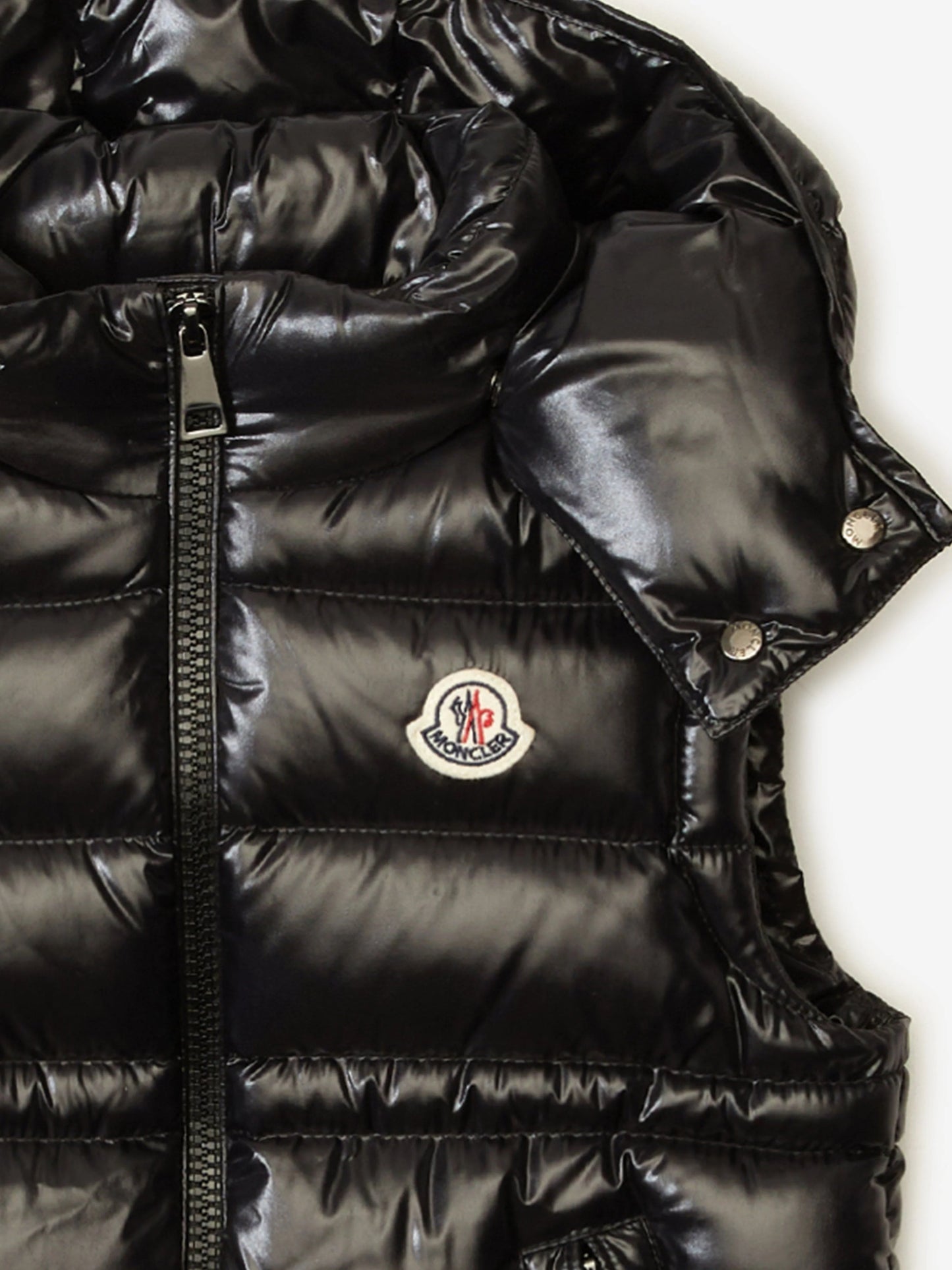 Moncler Chaleco Acolchado Negro