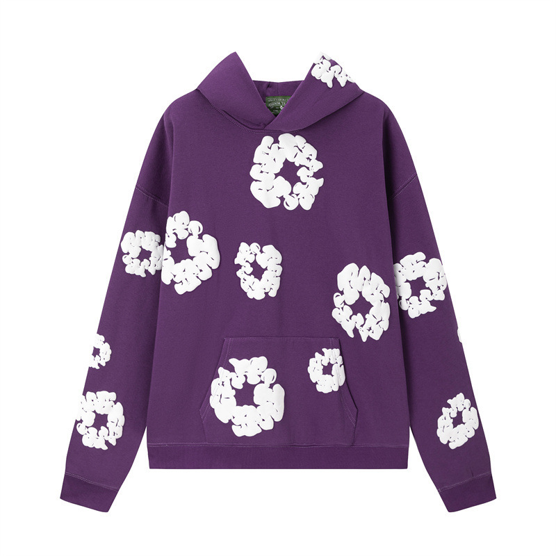 Hoodie Denim Tears Morado