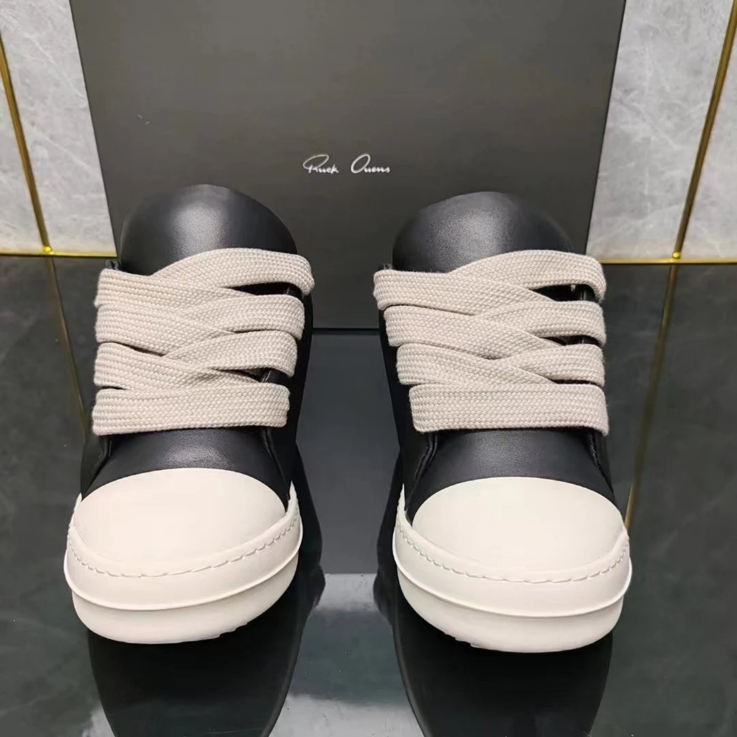 Rick Owens Jumbo lace Padded Low