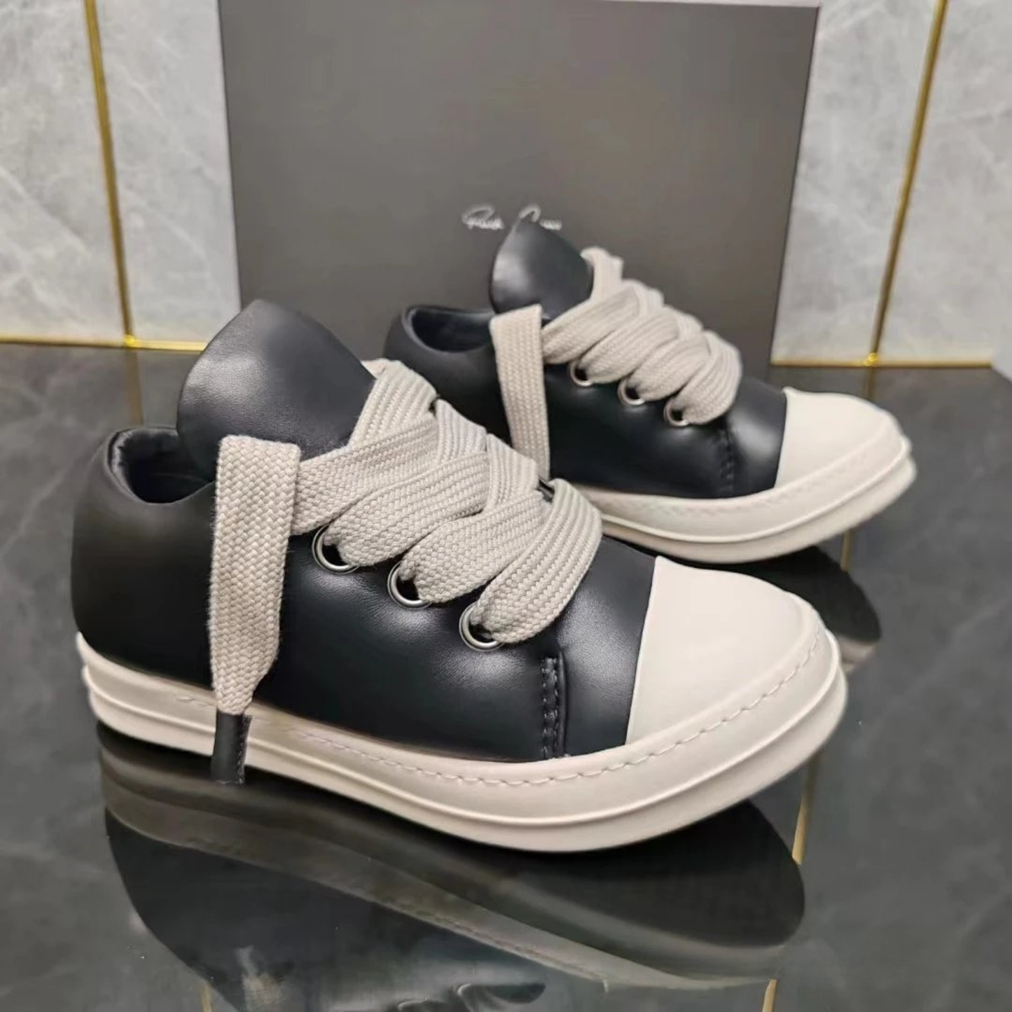 Rick Owens Jumbo lace Padded Low