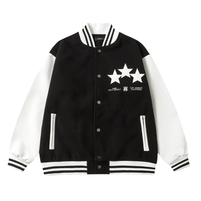 AMIRI Stars Bomber Jacket Air Black