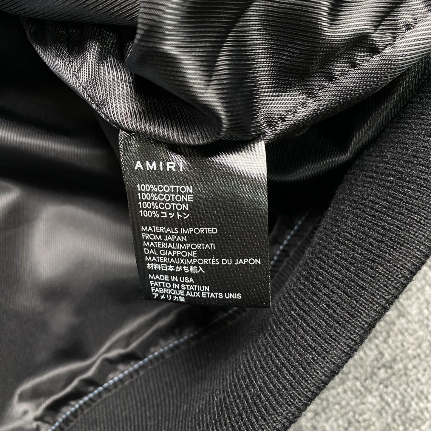 AMIRI Stars Bomber Jacket Air Black