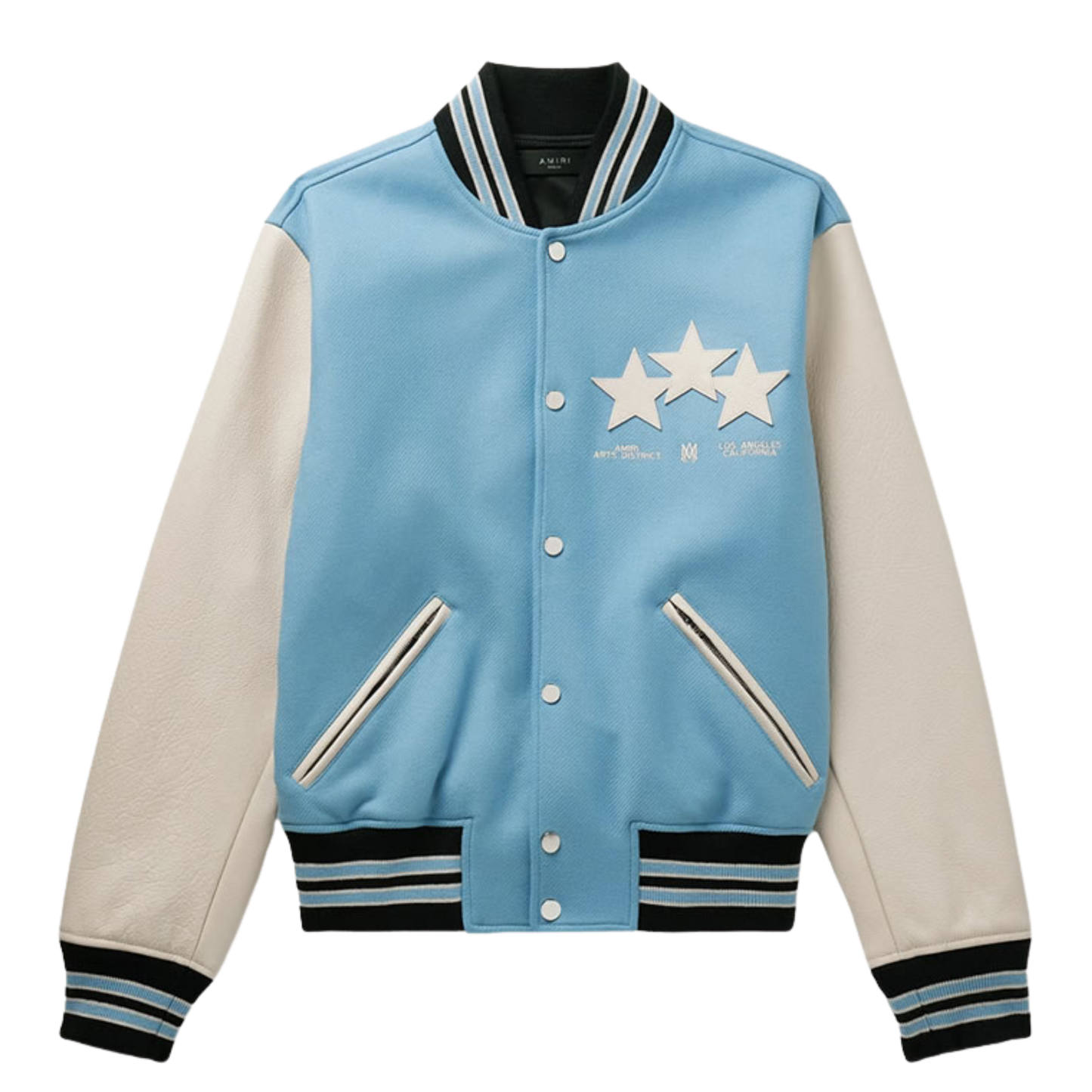 AMIRI Stars Bomber Jacket Air Blue