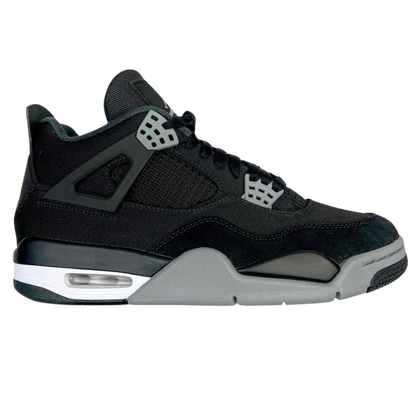 Jordan 4 Retro Black Canvas