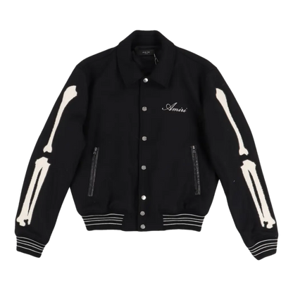 Amiri Bones Bomber Jacket Black