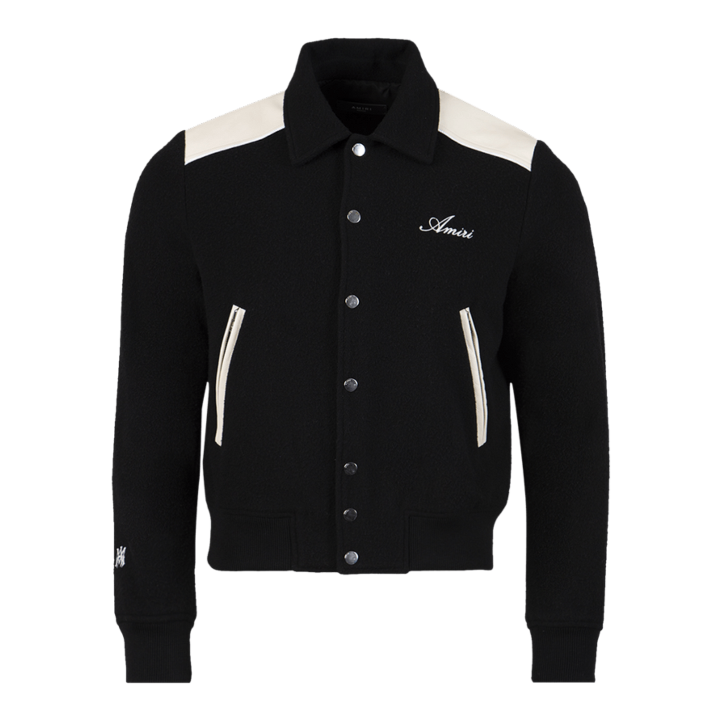Amiri Varsity Bomber Jacket Black