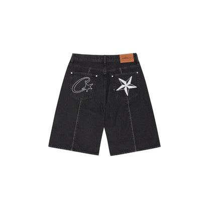 Short Denim Corteiz Negro
