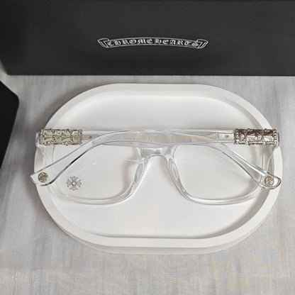 Chrome Hearts Lentes Transparent/Silver
