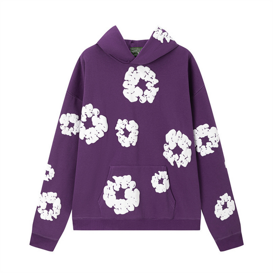 Hoodie Denim Tears Morado