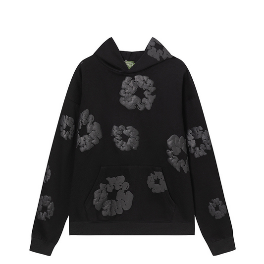 Hoodie Denim Tears Total Black