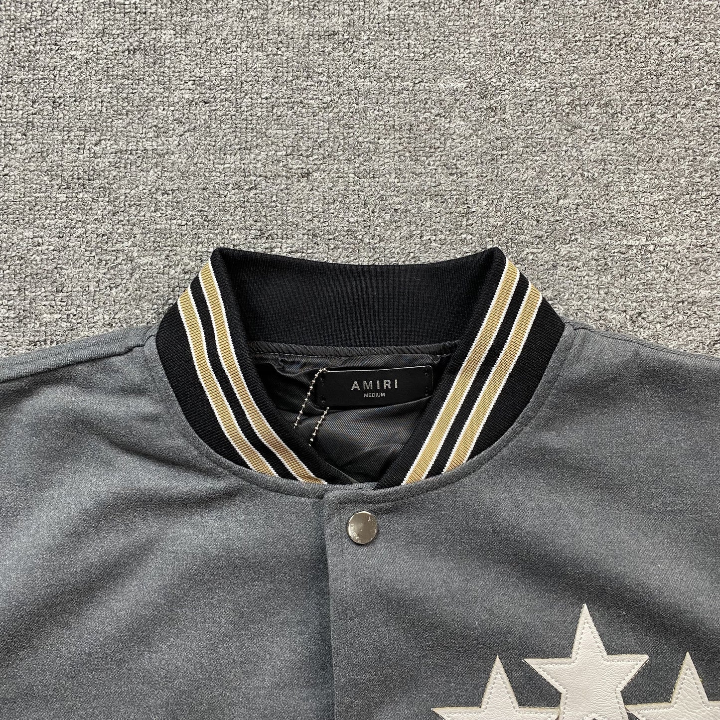 AMIRI Stars Bomber Jacket Air Blue