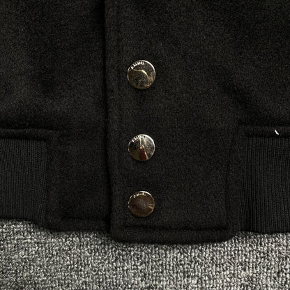 Amiri Varsity Bomber Jacket Black