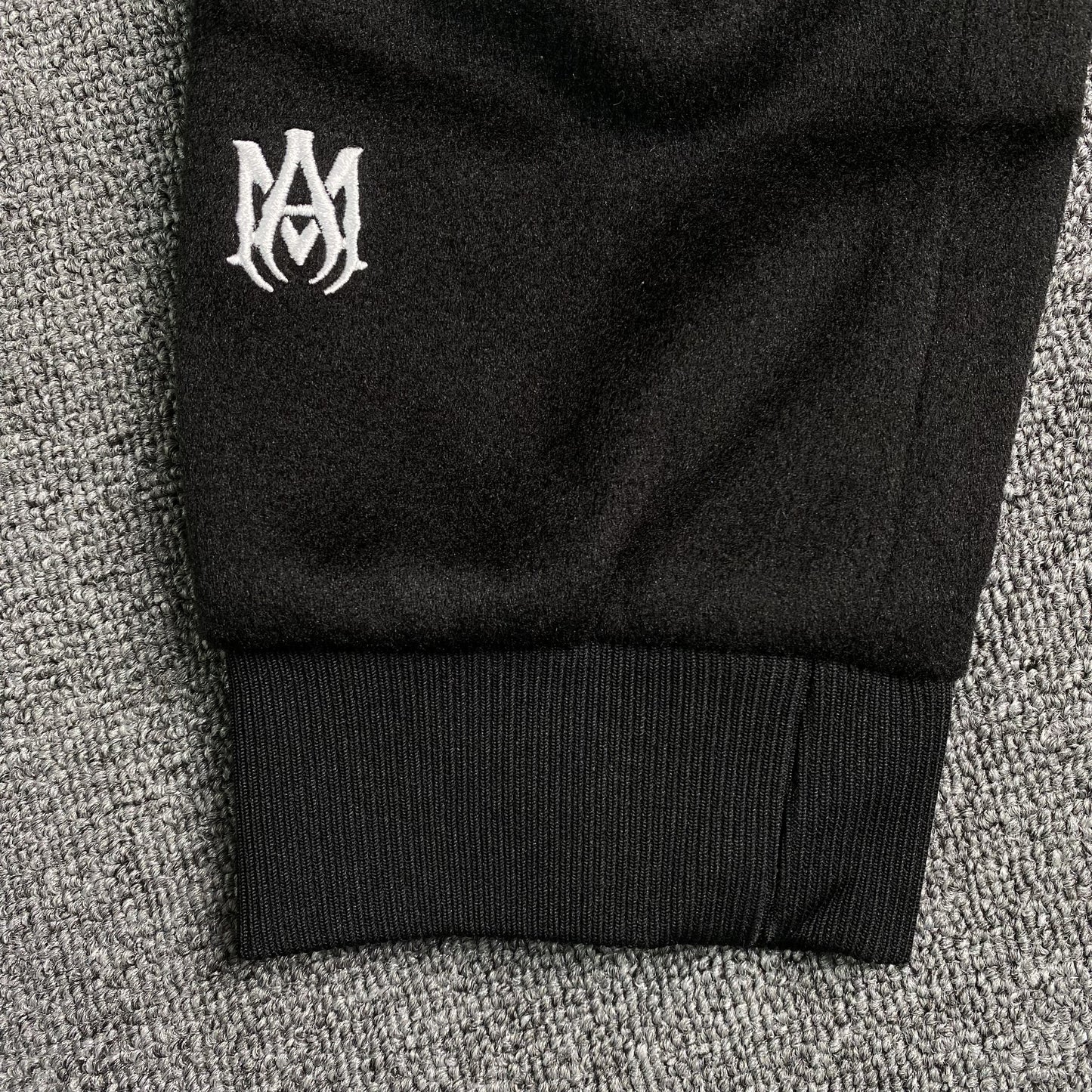 Amiri Varsity Bomber Jacket Black
