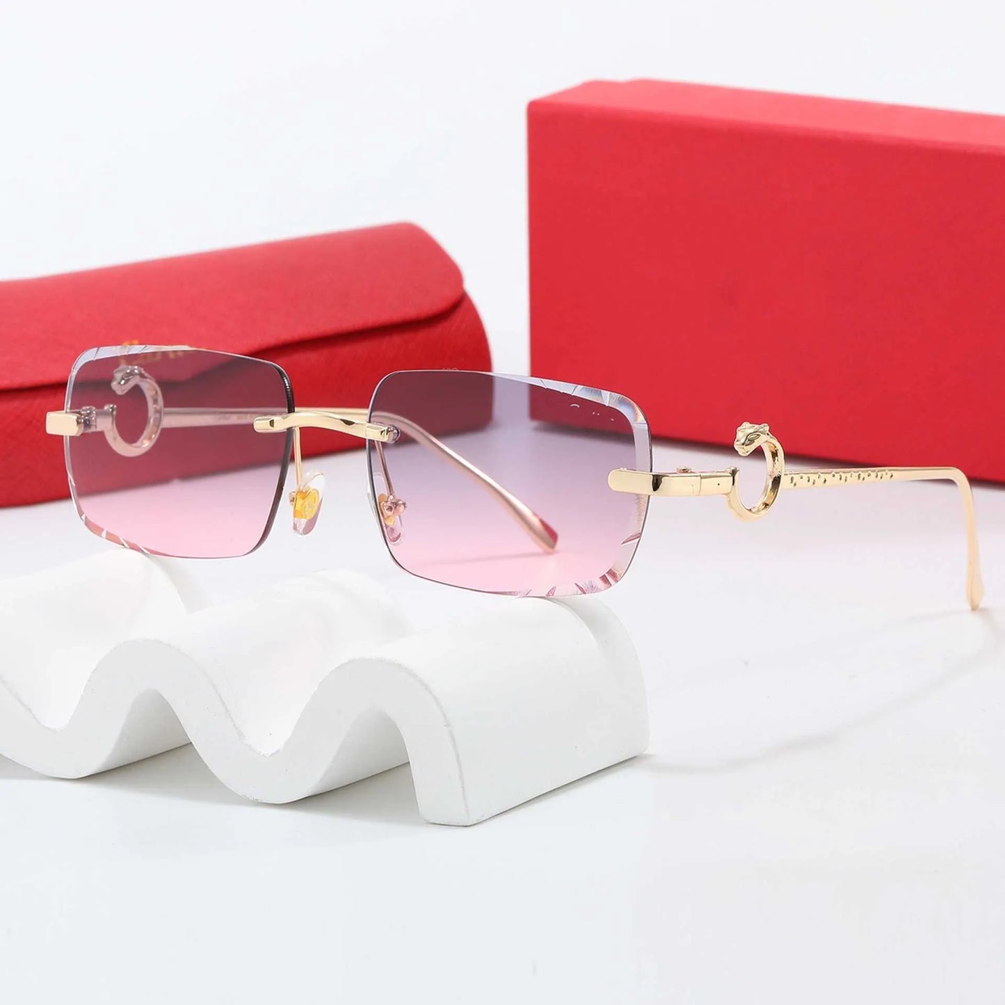 Cartier Lentes Rosado Suave