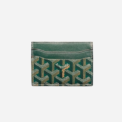 Tarjetero Goyard Paris Verde
